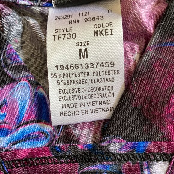 Mickey Mouse Space Cherokee Scrubs Tooniforms Disney Mens V Neck Top Sz NWT - Picture 7 of 7